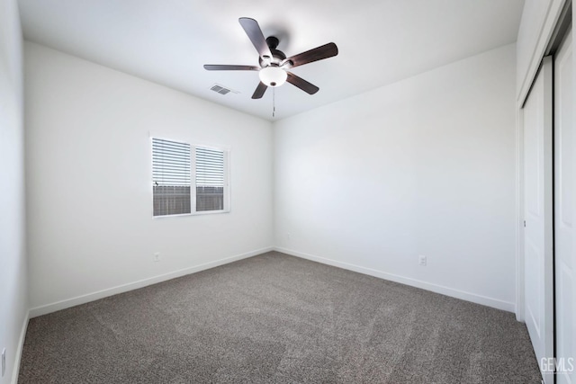 5817 Neutra Dr, Bakersfield, CA 93311 - spare room featuring carpet flooring and a ceiling fan