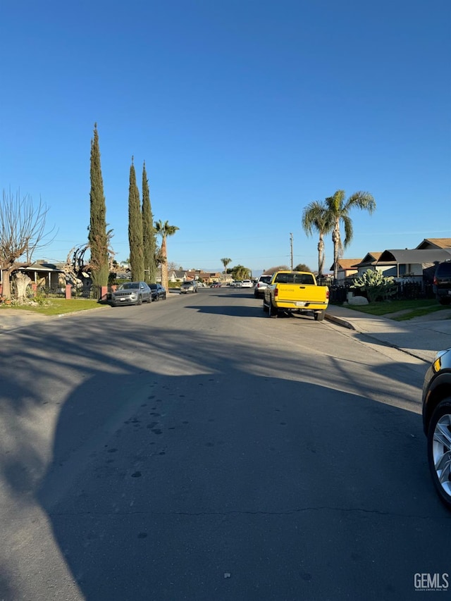 view of road