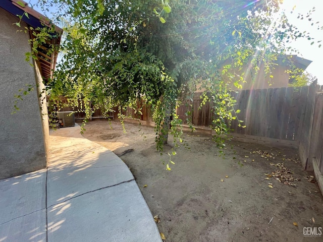 view of patio / terrace featuring a fenced backyard