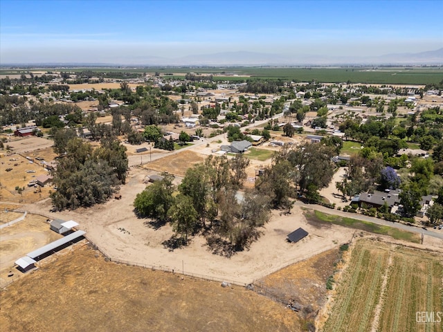 7544 Clifford Ct, Bakersfield, CA 93313 - aerial view of property and surrounding area with a mountainous background and rural landscape