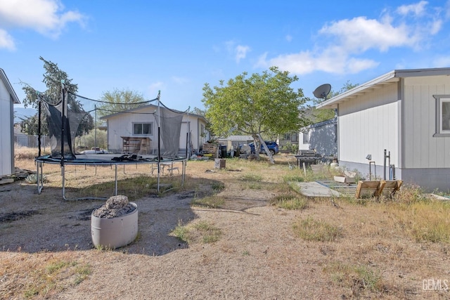 7958 Harmony Ln, Onyx, CA 93255 - view of yard with a trampoline