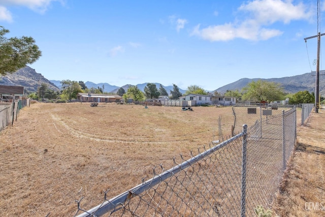 7958 Harmony Ln, Onyx, CA 93255 - view of yard featuring a mountain view, fence, and a rural view