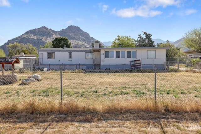 7958 Harmony Ln, Onyx, CA 93255 - back of house featuring a mountain view