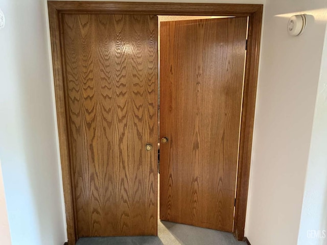 interior space featuring carpet floors