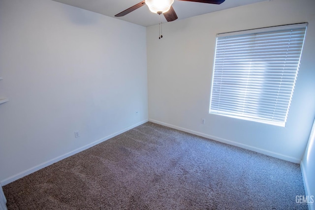 5514 Lombardy Ct, Bakersfield, CA 93308 - carpeted spare room with ceiling fan and baseboards