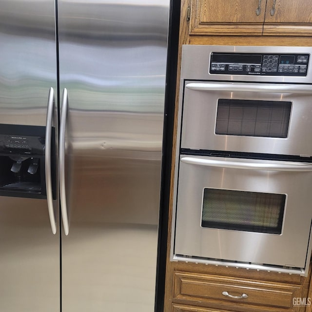 kitchen with stainless steel appliances