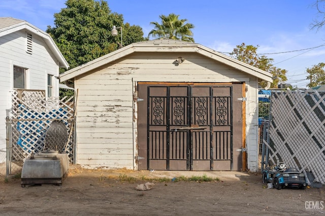 view of outbuilding