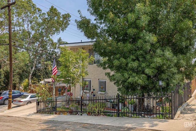 view of front of home