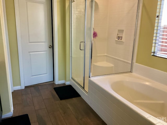 9902 Metropolitan Way, Bakersfield, CA 93311 - bathroom featuring a shower stall and a bath