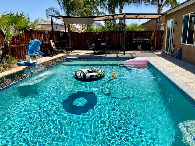 9902 Metropolitan Way, Bakersfield, CA 93311 - view of pool featuring a fenced backyard and a patio area