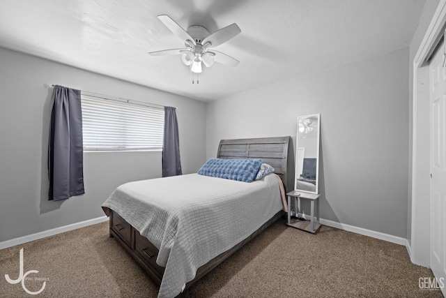 3713 Sechrest Ave, Bakersfield, CA 93309 - carpeted bedroom featuring a closet and a ceiling fan