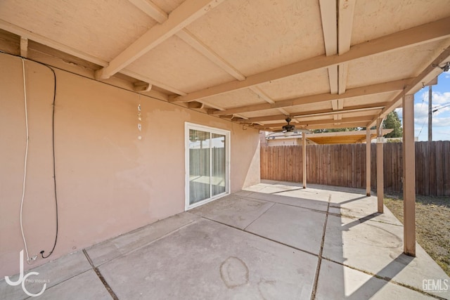 3713 Sechrest Ave, Bakersfield, CA 93309 - fenced backyard featuring a patio area