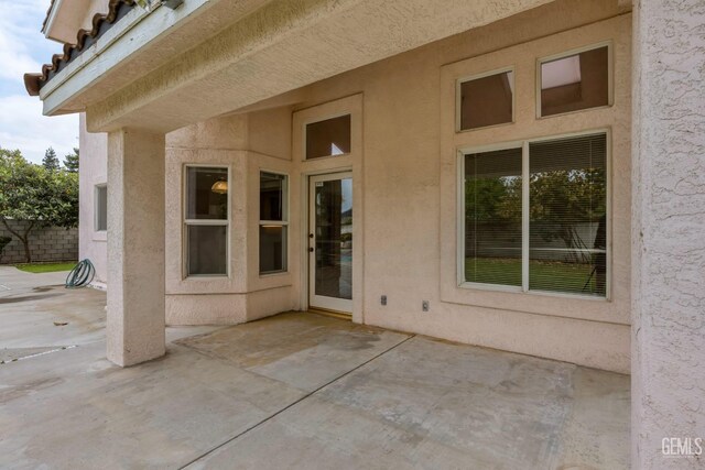 view of patio / terrace with fence