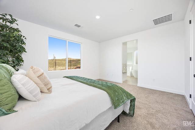 12914 Altair Ct, Bakersfield, CA 93314 - bedroom with recessed lighting, carpet flooring, visible vents, and baseboards