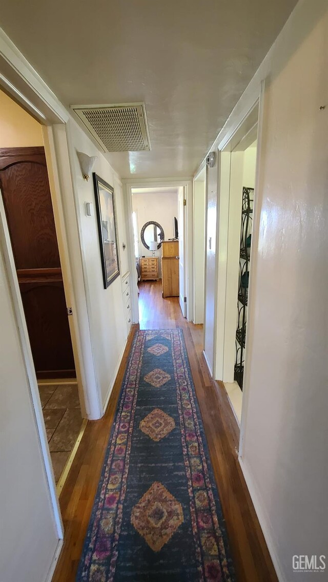 2617 4th St, Bakersfield, CA 93304 - hallway with wood finished floors