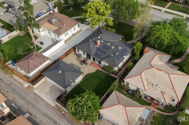3025 19th St, Bakersfield, CA 93301 - drone / aerial view featuring a residential view