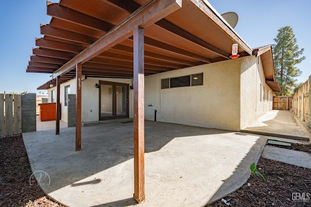 view of patio