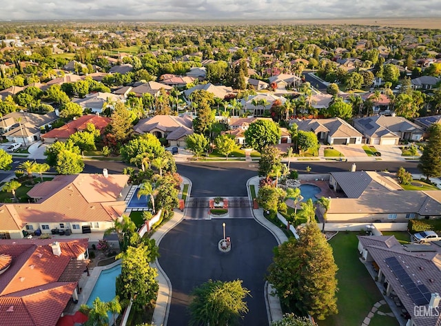 12504 Crown Crest Dr, Bakersfield, CA 93311 - aerial perspective of suburban area