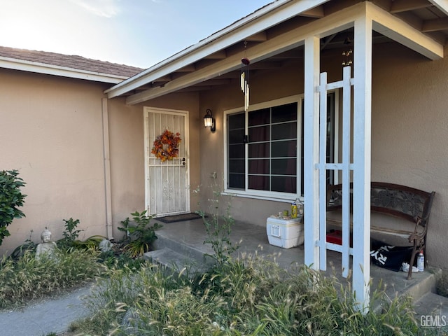 2625 E Michigan Ave, Fresno, CA 93703 - entrance to property with stucco siding