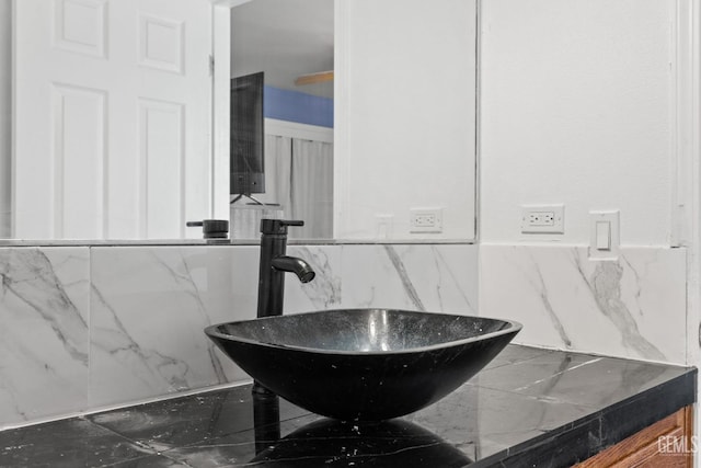 bathroom with a sink