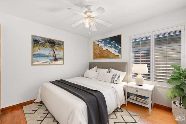 631 Faversham Way, Bakersfield, CA 93311 - bedroom with light wood finished floors and a ceiling fan