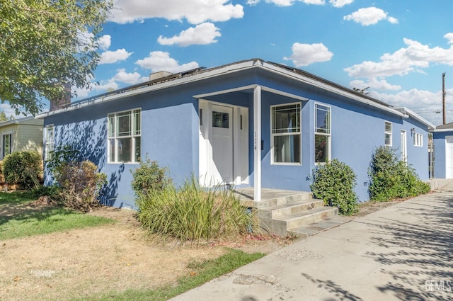 view of front of property with stucco siding