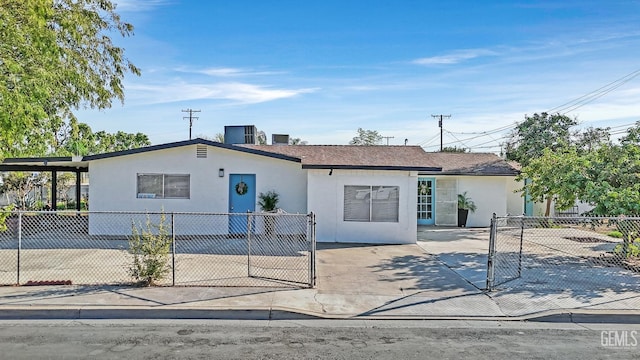 view of ranch-style house