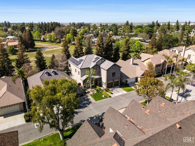 drone / aerial view featuring a residential view
