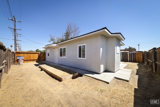 view of back of property