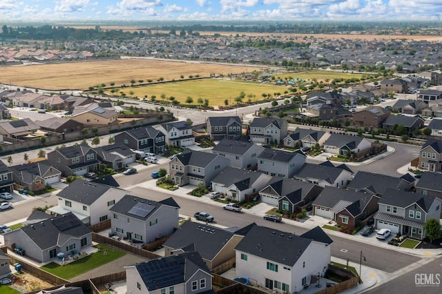 aerial perspective of suburban area