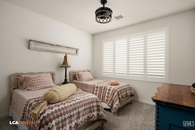 bedroom featuring carpet flooring