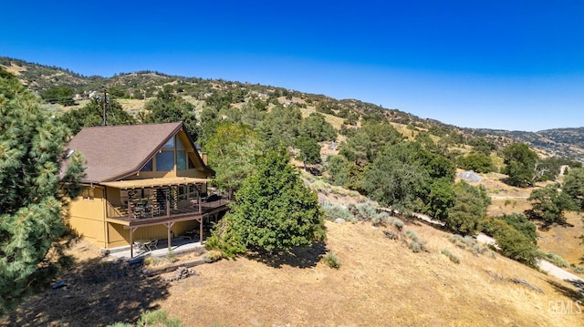 25001 Cannonero Ct, Tehachapi, CA 93561 - aerial view of property and surrounding area with mountains