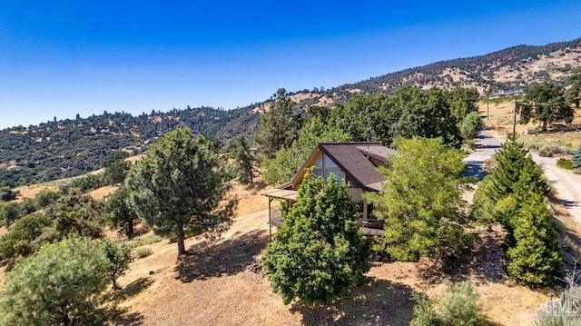 25001 Cannonero Ct, Tehachapi, CA 93561 - aerial view of property and surrounding area with mountains
