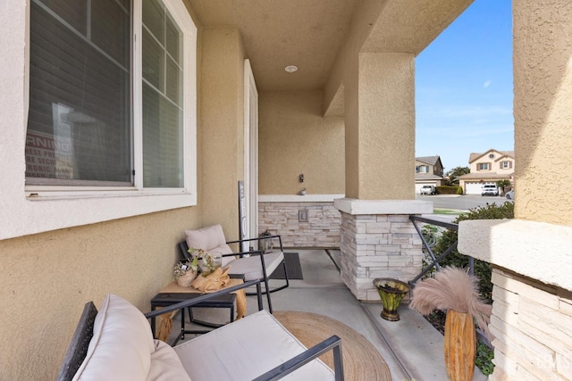 view of patio / terrace featuring covered porch