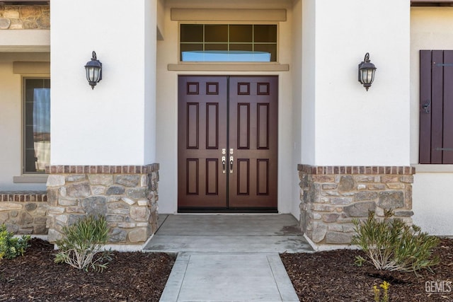 view of entrance to property