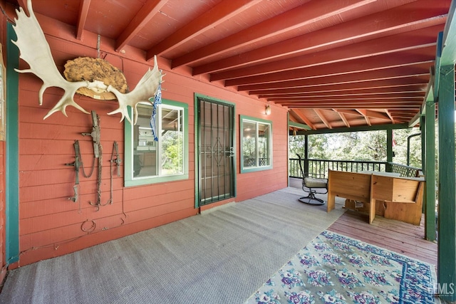 45071 Forest Dr, Posey, CA 93260 - view of wooden deck