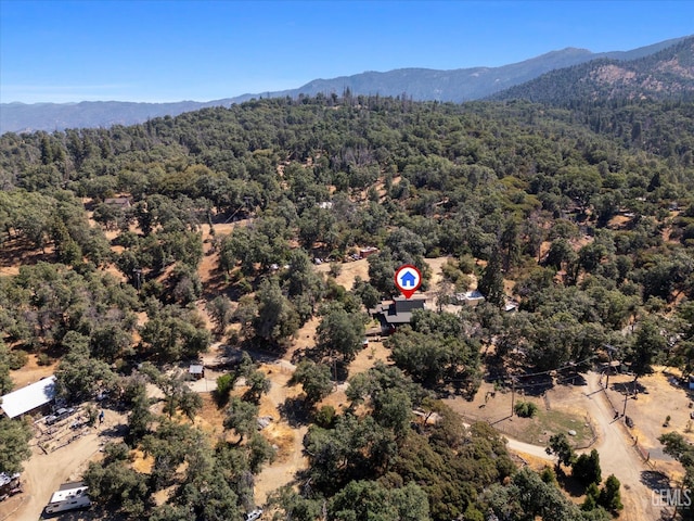 45071 Forest Dr, Posey, CA 93260 - drone / aerial view of a forest and a mountainous background