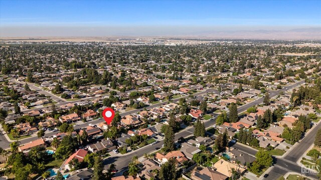 7601 Live Oak Way, Bakersfield, CA 93308 - aerial view of property's location with nearby suburban area