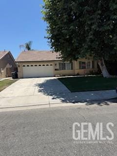10011 Grand View Summit Dr, Bakersfield, CA 93311 - view of front of house with a garage and driveway