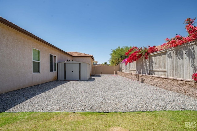 6315 Veronese Ct, Bakersfield, CA 93306 - fenced backyard with a shed and a patio area