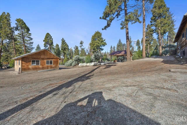 exterior space with driveway