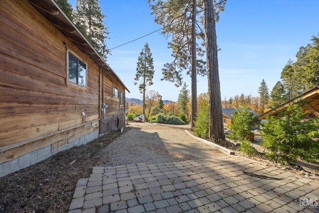 view of patio / terrace featuring driveway