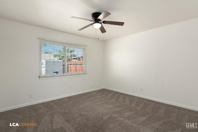 2109 Custer Ave, Bakersfield, CA 93304 - carpeted empty room featuring a ceiling fan and baseboards