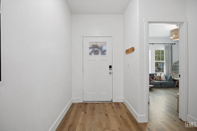 9642 Silver Falls Ln, Shafter, CA 93263 - foyer entrance with light wood-type flooring and baseboards
