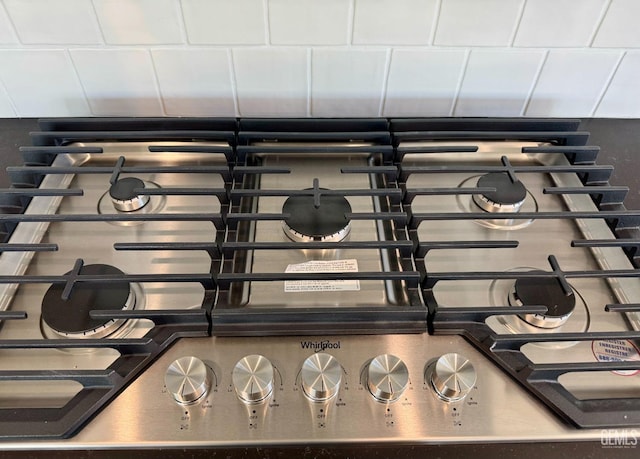room details featuring stove