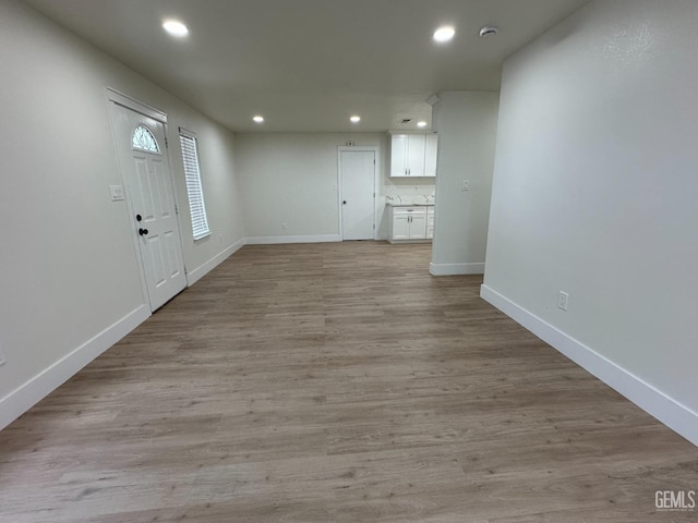 320 10th St, Mc Farland, CA 93250 - interior space with recessed lighting, light wood-style flooring, and baseboards