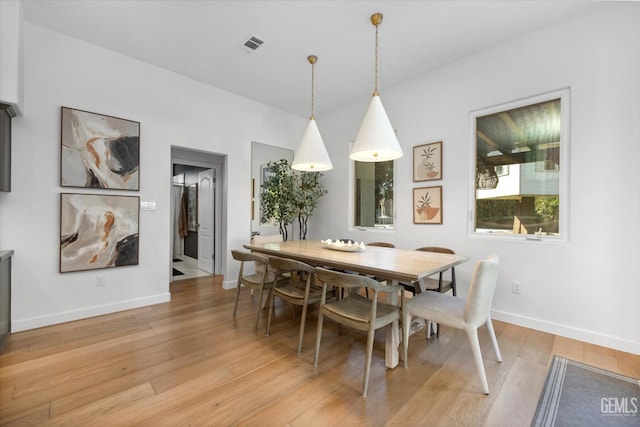 6707 Park W Cir, Bakersfield, CA 93308 - dining room with light wood-type flooring and baseboards