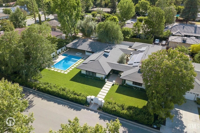 2221 Myrtle St, Bakersfield, CA 93301 - birds eye view of property with a residential view