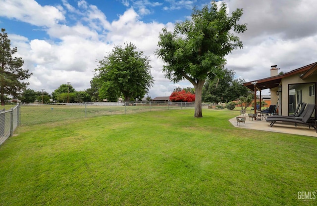 109 Bermuda St, Bakersfield, CA 93309 - view of yard with a patio