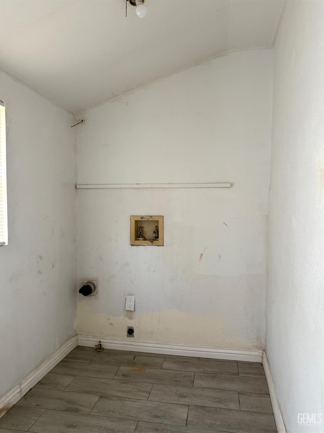 1107 Monterey St, Bakersfield, CA 93305 - washroom with electric dryer hookup, washer hookup, and wood finish floors
